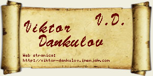 Viktor Dankulov vizit kartica